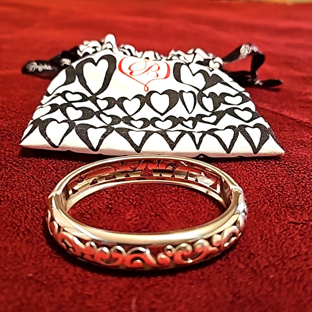 Brighton designer silver bracelet. Quality!